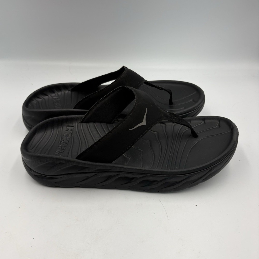 HOKA ONE ONE Men's Ora Recovery Flip US 8 Slip-On Synthetic Rubber Sole
